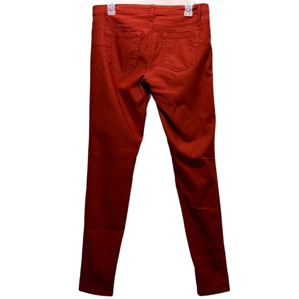 Women Burn Orange Pants Size L